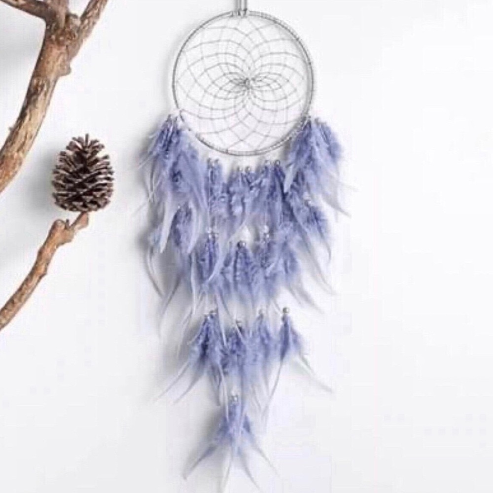 Bohemian Feather Dreamcatcher Wall Hanging